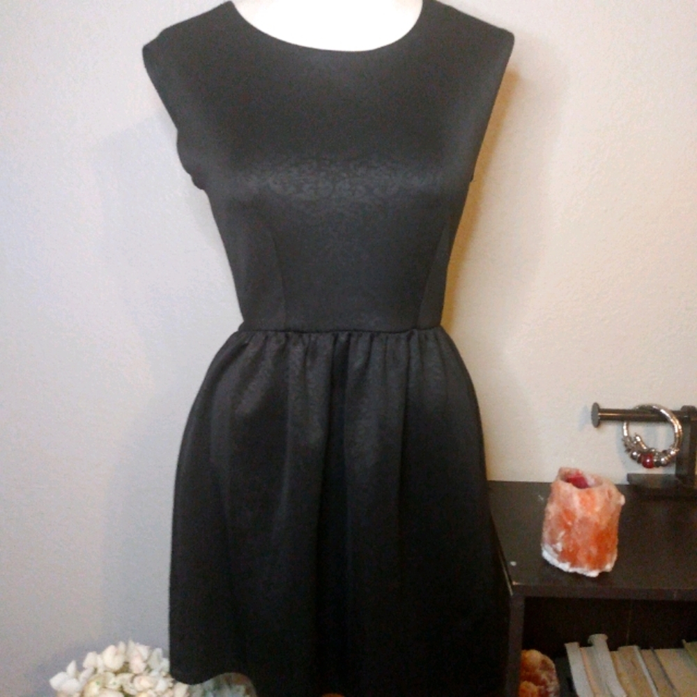 Eyeshadow black sleeveless dress szS